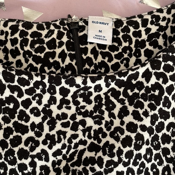 New Without Tag Old Navy Sleeveless Animal Print Dress - Picture 3 of 3